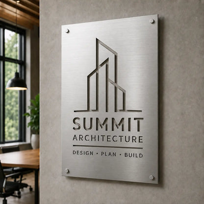 Custom Metal Logo Sign