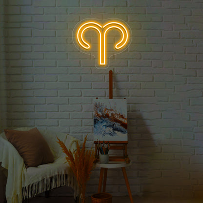 Aries Zodiac Neon Sign | CNUS014002 | Orange