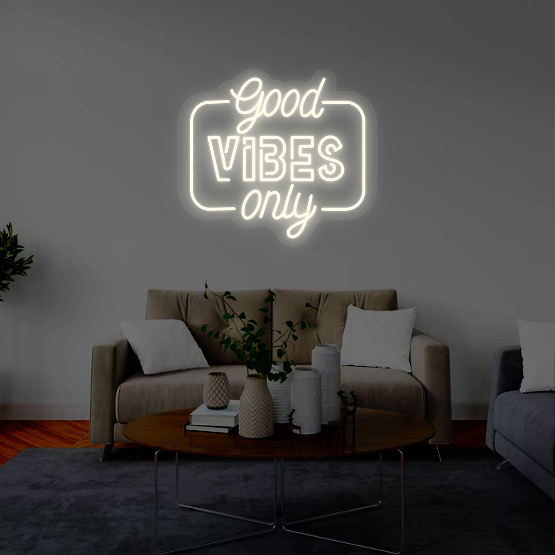 Good Vibes Only Neon Sign | CNUS000269 | Warmwhite