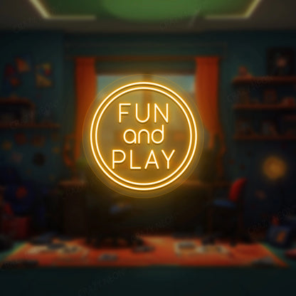 Fun n Play Neon Sign | Orange