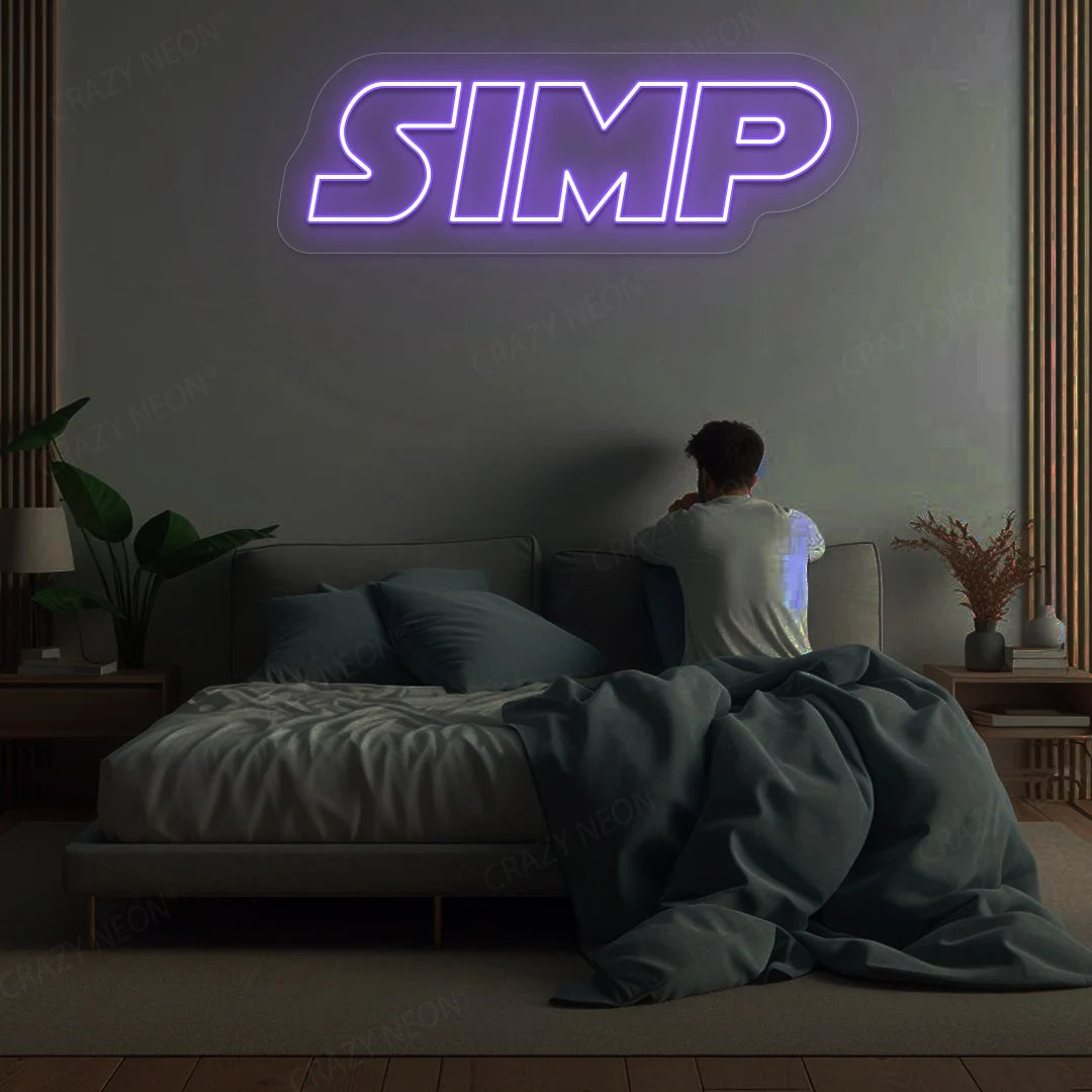 SIMP Neon Sign | Purple