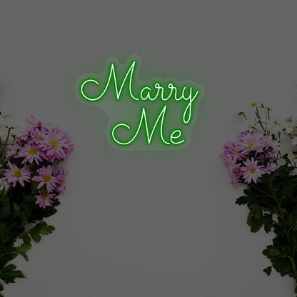 Marry Me Neon Sign