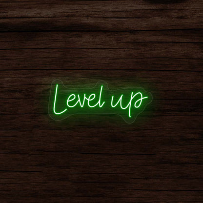 Level Up Neon Sign