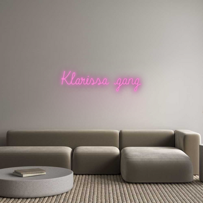 CN LED NEON: Klarissa gang
