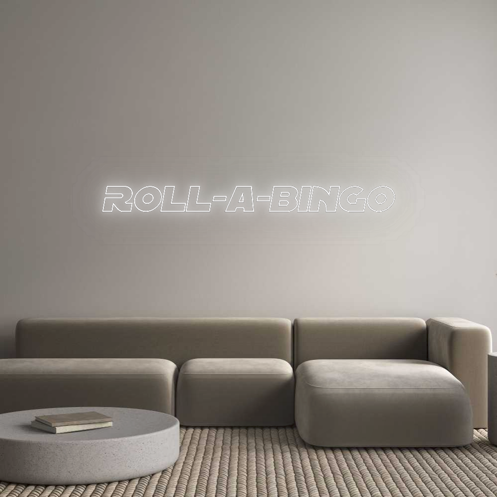 CN LED NEON: ROLL-A-BINGO