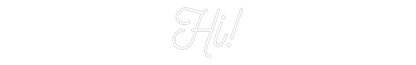 CN LED NEON: Hi!