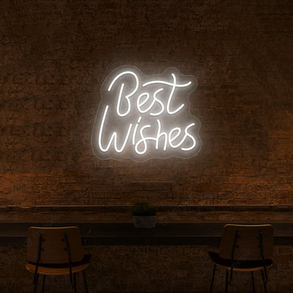 Best Wishes Neon Sign