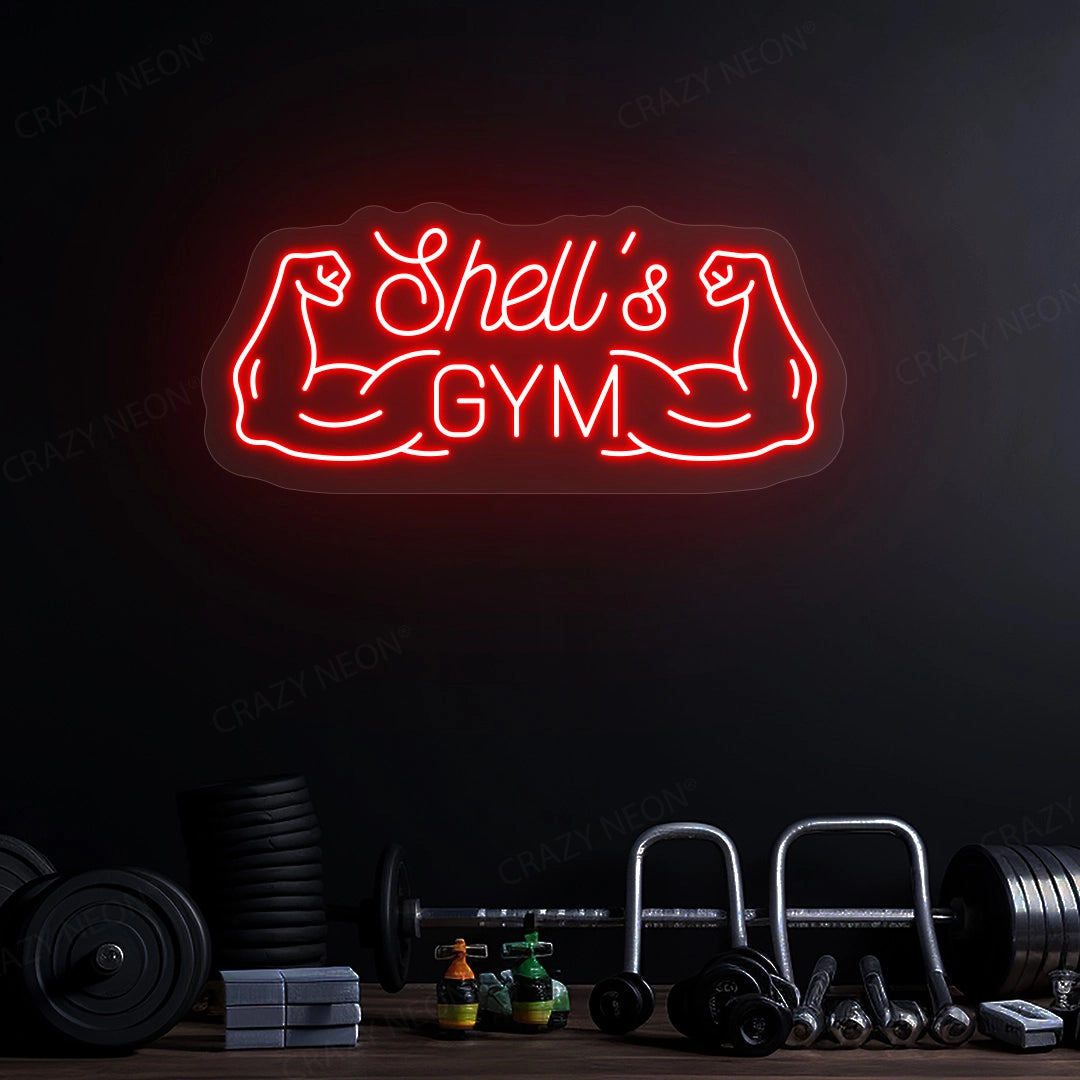 Personalized Muscle Neon Sign