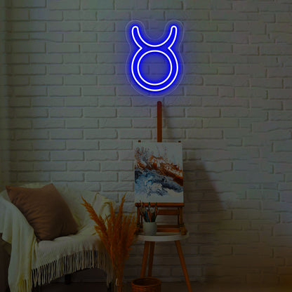 Taurus Zodiac Neon Sign | CNUS013362 | Blue