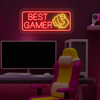 Best Gamer Neon Sign | Red