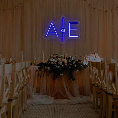 Initials Personalized Neon Sign | CNUS012217