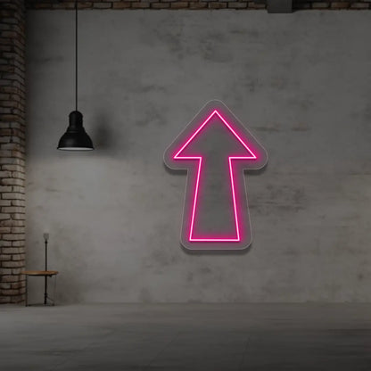 Upward Classic arrow in Pink color