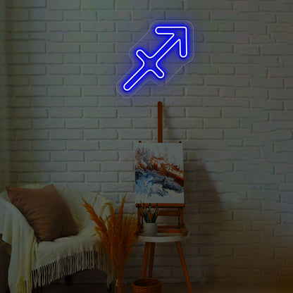 Sagittarius Zodiac Neon Sign | CNUS013522 | Blue