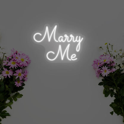 Marry Me Neon Sign