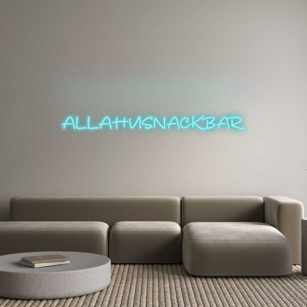 CN LED NEON: ALLAHUSNACKBAR