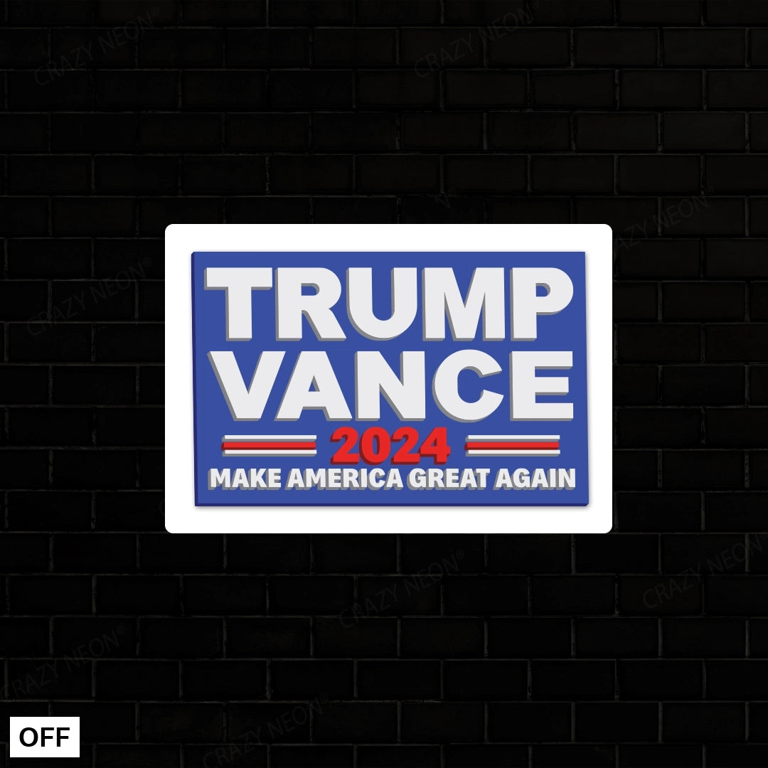 Trump Vance Holo Lit Acrylic Sign