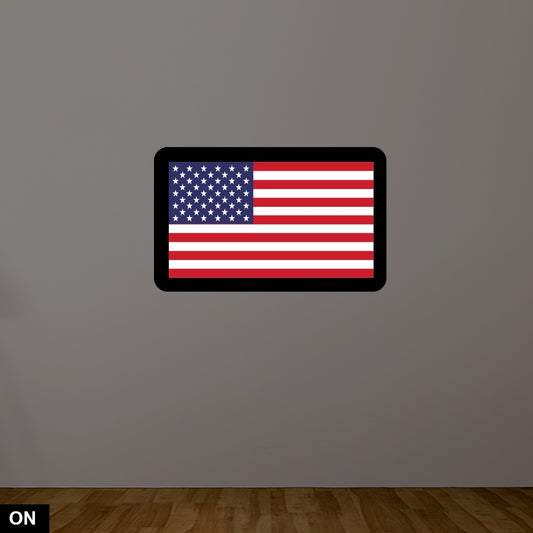 American Flag Political Sign