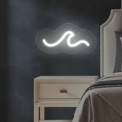 Ocean Wave Neon Sign | Warmwhite
