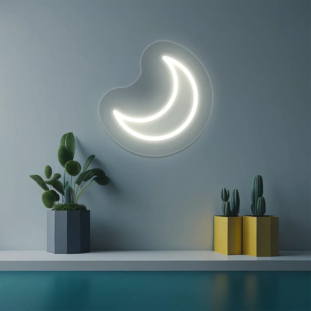 Moon Neon Sign