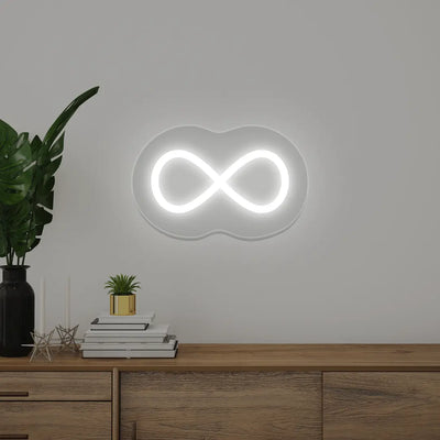 Infinity Neon Sign | White