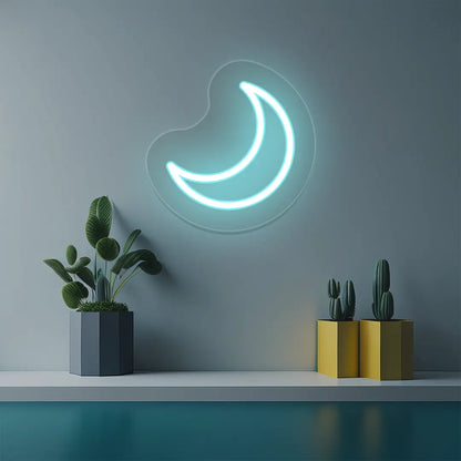 Moon Neon Sign