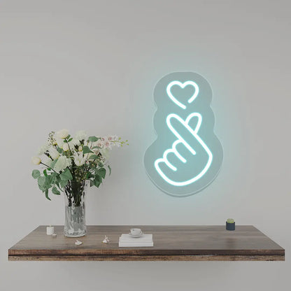 Heart - Hand Expression Neon Sign