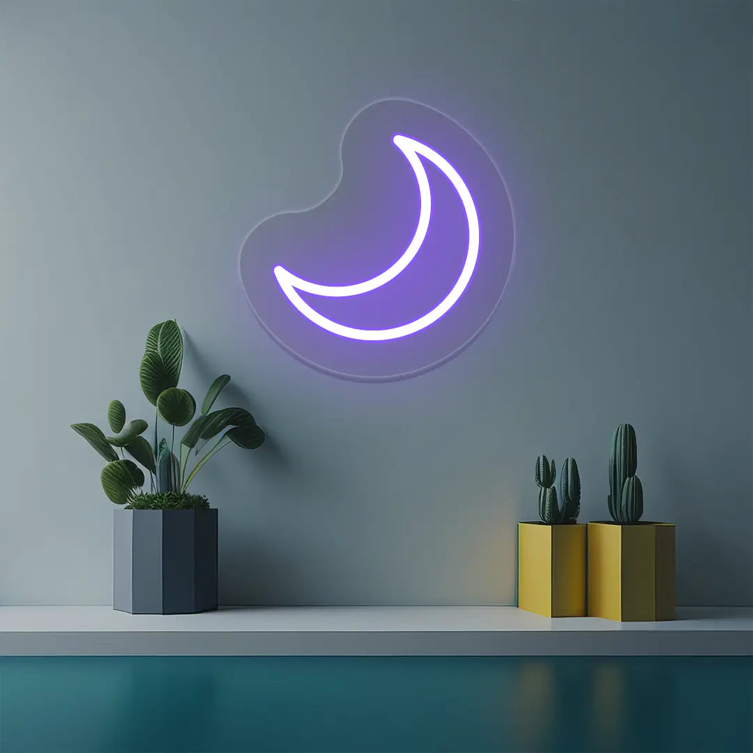 Moon Neon Sign