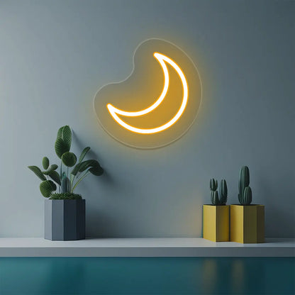 Moon Neon Sign