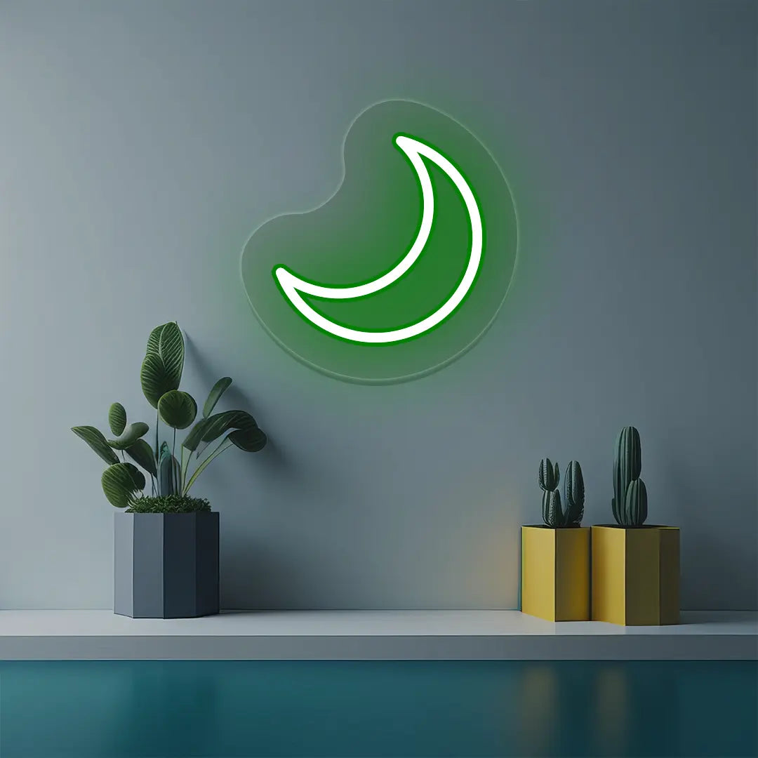 Moon Neon Sign