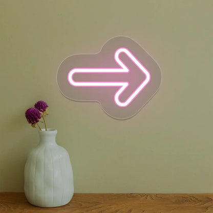 Simple Arrow Neon Sign