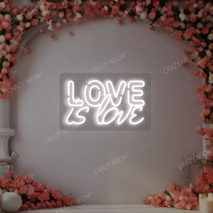 Love Is Love Neon Sign | Warmwhite