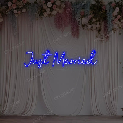 Just Married LED Neon Sign