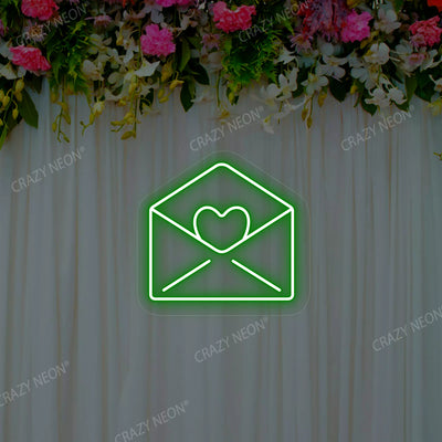 Love-Note Neon Sign | Green
