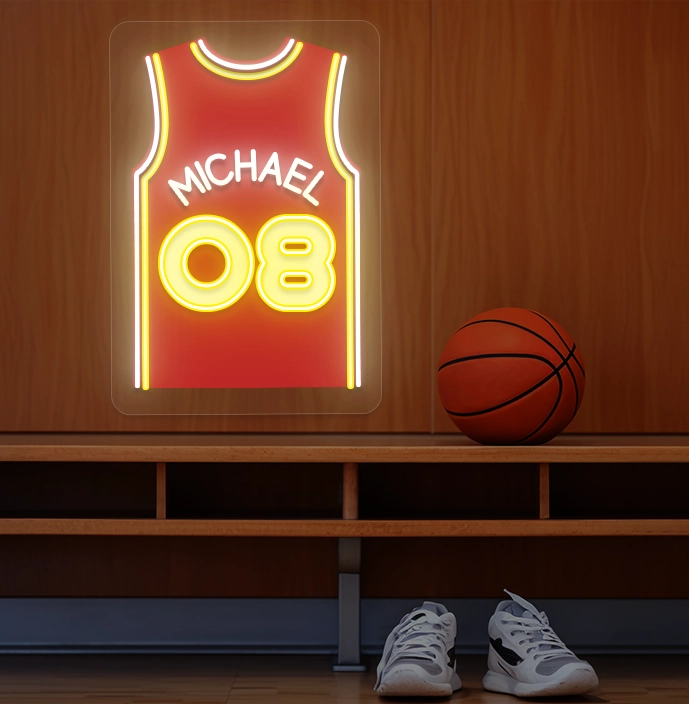 Personalized ATL Jersey Basketball Neon Artwork