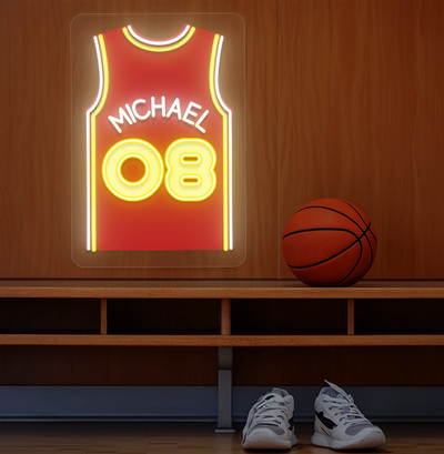 Personalized ATL Jersey Basketball Neon Artwork