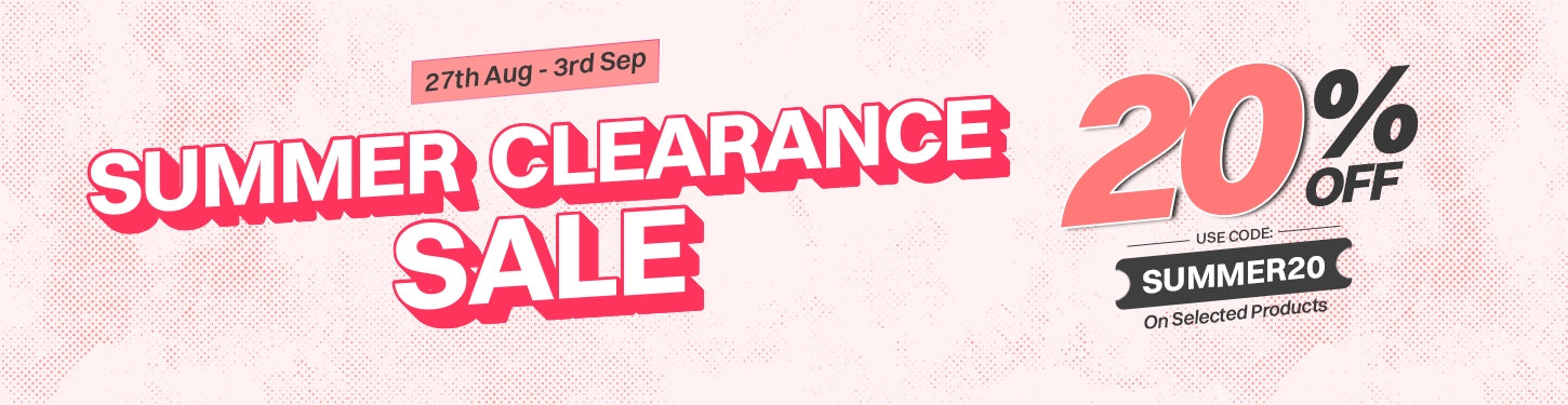 Summer Clearance Sale Is Live With Flat 20 percent OFF On Selected Products