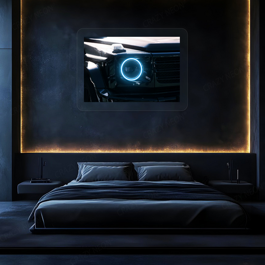 Phantom G-Class Halo Neon Artwork | Iceblue