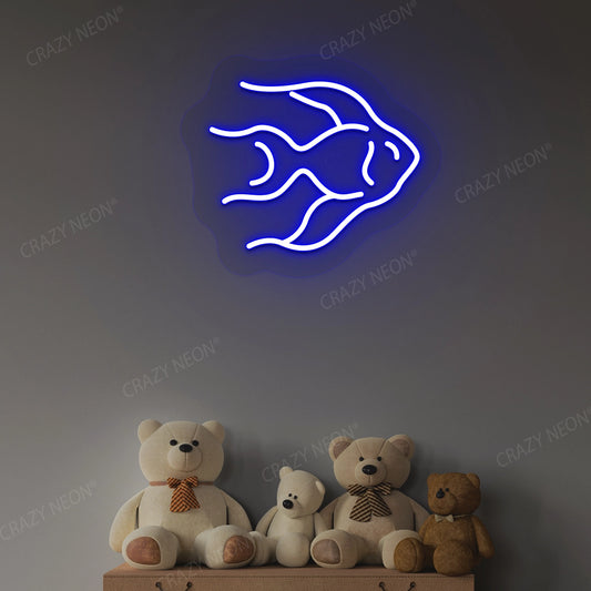 Fish Neon Sign | Blue