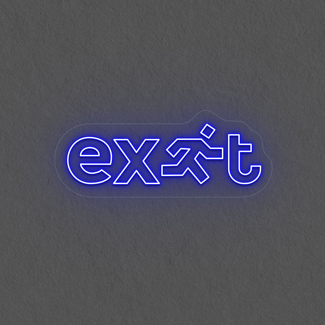 Cool Exit Neon Sign