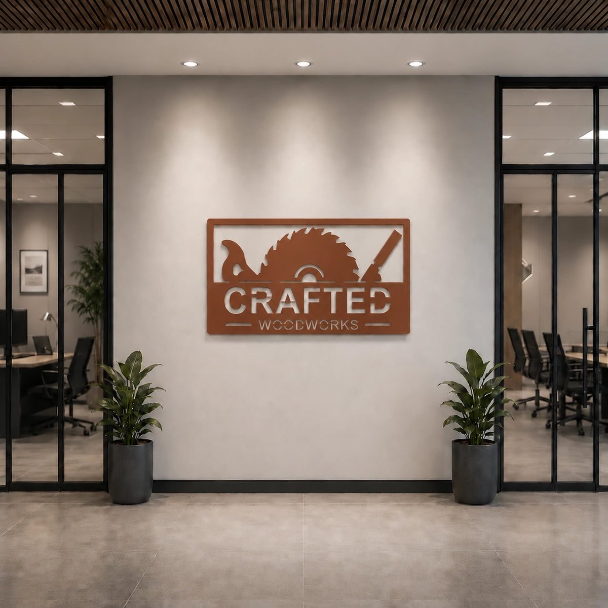 Custom Metal Logo Sign