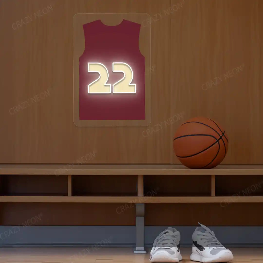 Cleveland Nance Jr. 22 Jersey Basketball Neon Artwork