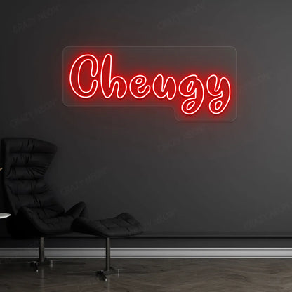Cheugy LED Neon Sign | Red