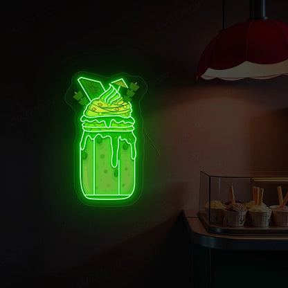 Milkshake Artwork Neon Sign