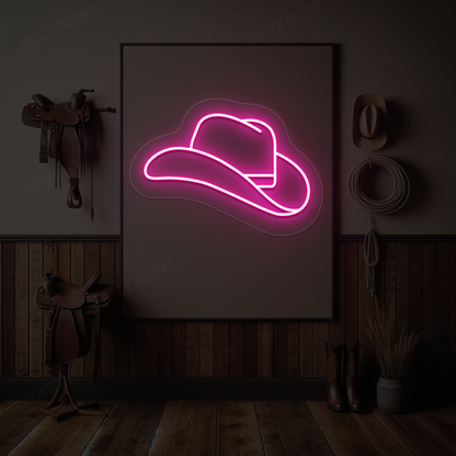 Cowboy Hat Neon Sign