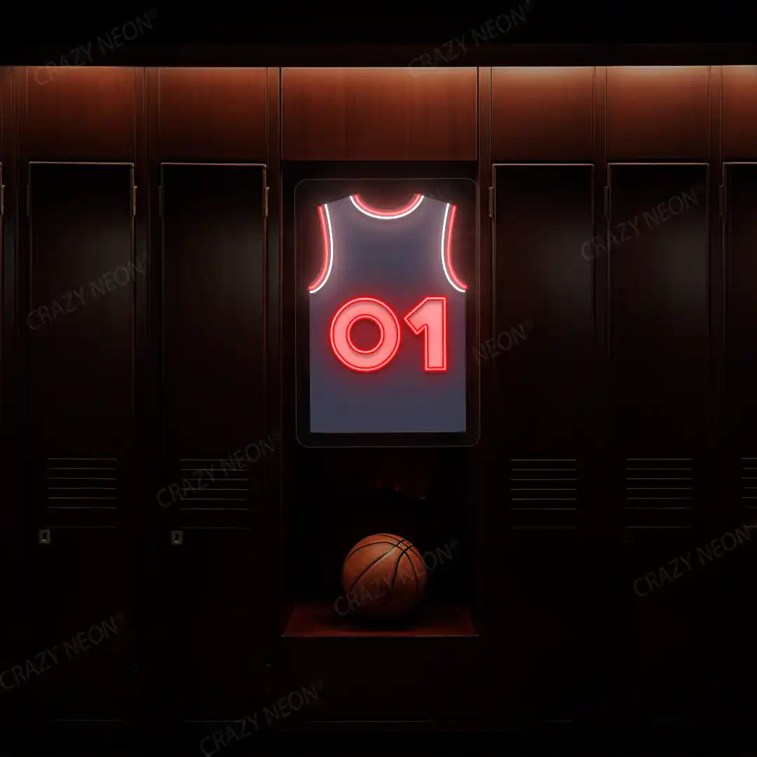 Denver Porter Jr. 01 Jersey Basketball Neon Artwork
