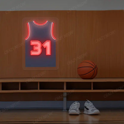 Denver Čančar 31 Jersey Basketball Neon Artwork