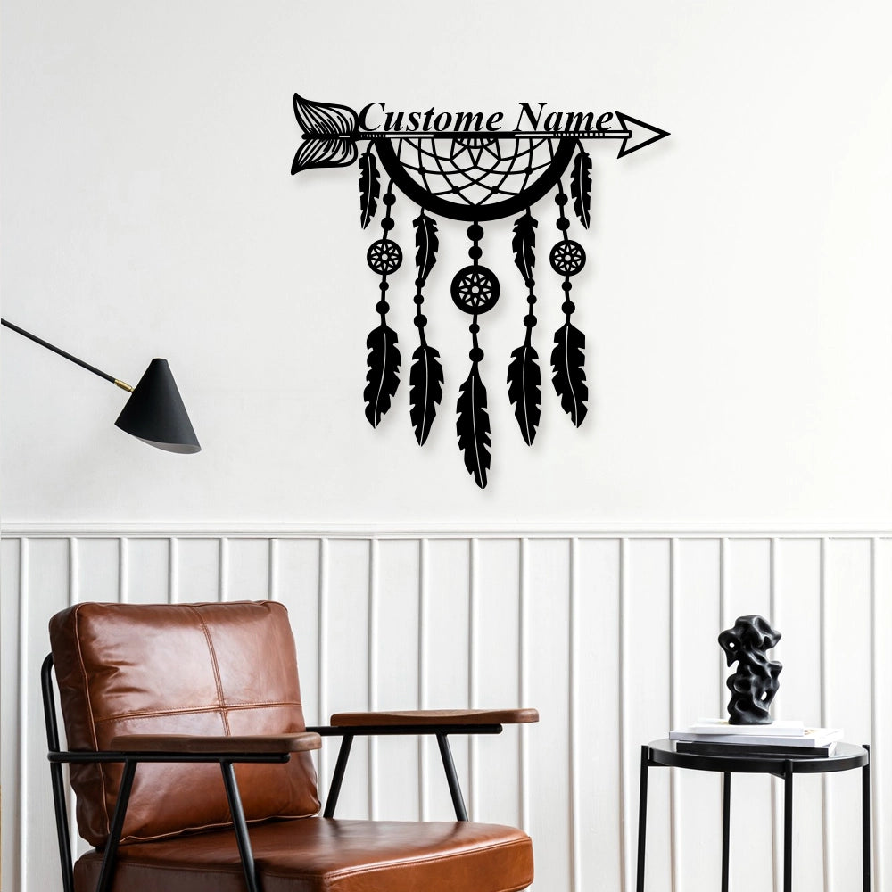 Personalized Dream Catcher Metal Sign