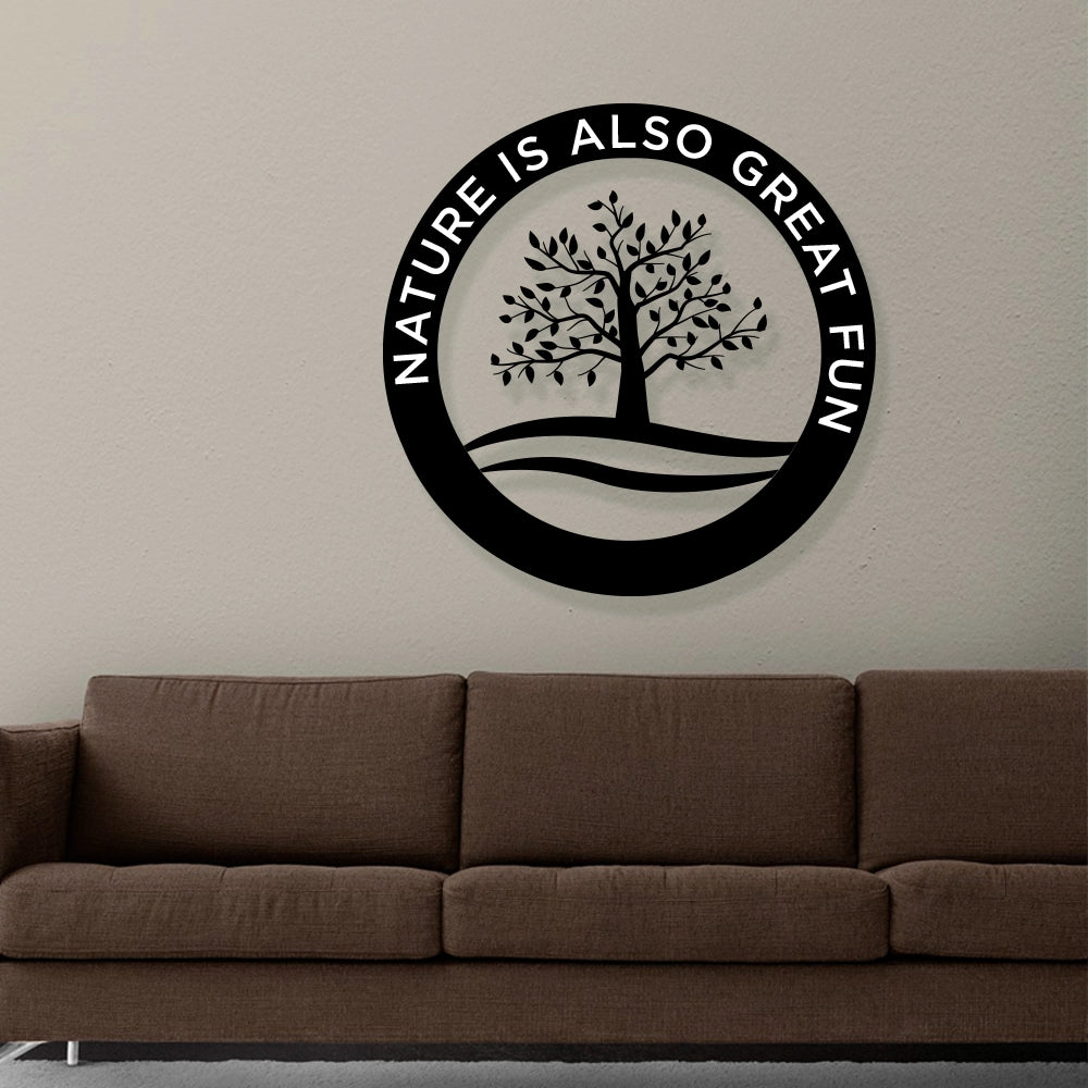 Personalized Family Name Tree of Life Metal Sign