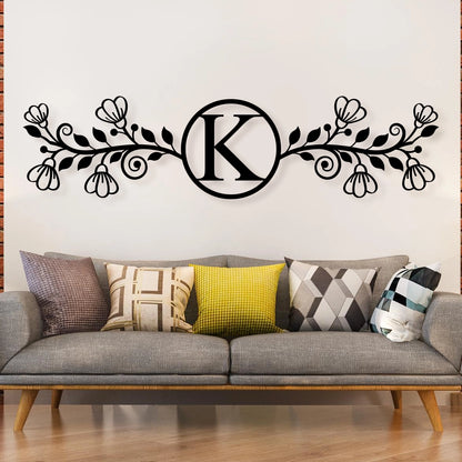 Personalized Metal Frame Monogram