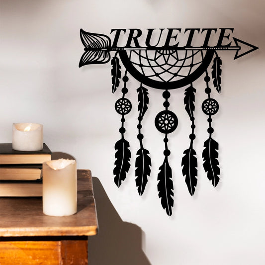 Personalized Dream Catcher Metal Sign